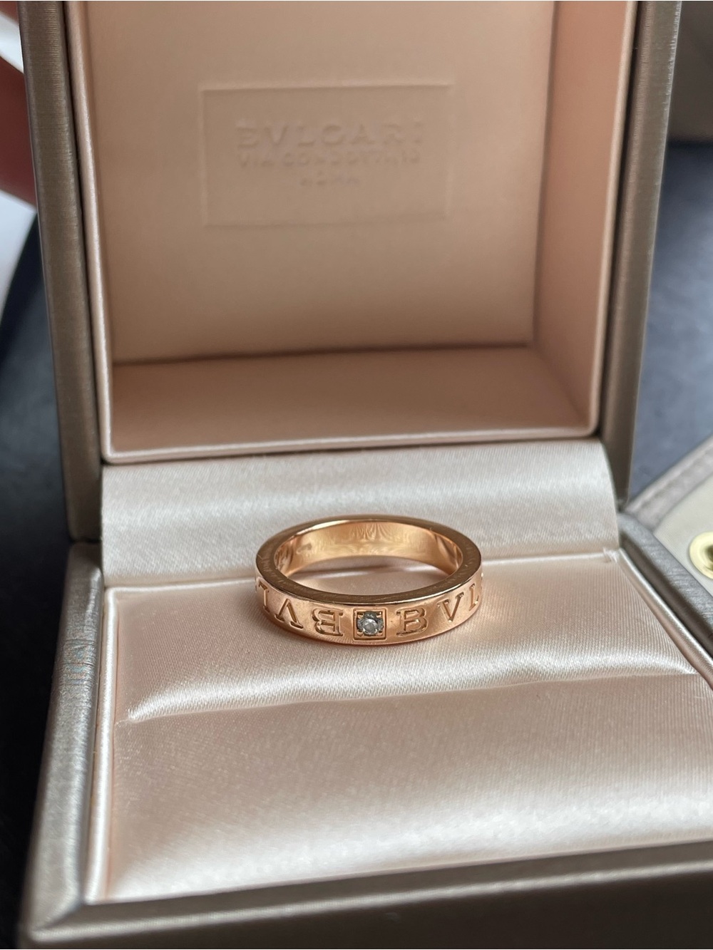 BVLGARI- B-zero1 diamond ring